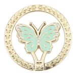 Supporto ad anello per cellulare in metallo a forma di farfalla (verde)