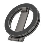 Supporto per telefono ad anello pieghevole magnetico MagSafe a doppia faccia a forma di Z (nero)