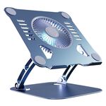 R-Just HZ22 Fantasca laptop in lega di alluminio per ventole desktop a doppio uso con luce (appannatura)