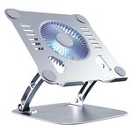 R-Just HZ22 Dannocchia in lega di alluminio Desktop in alluminio con luce (argento)
