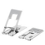 Porta del telefono desktop pieghevole portatile LK022 (argento)
