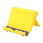 Supporto da tavolo pieghevole e regolabile Peacock per iPad Air e Air 2, iPad mini, Galaxy Tab e altri tablet PC (giallo)