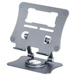 Supporto da tavolo pieghevole per tablet telefono girevole a 360 gradi G68 (grigio scuro)