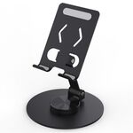 YY-027 Supporto per tablet da tavolo pieghevole con rotazione di 360 gradi (nero)