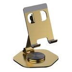 YY-020 Staffa per telefono tablet pieghevole in lega di alluminio con rotazione di 360 gradi (oro)