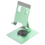 YY-022 Supporto per tablet per telefono desktop con rotazione di 360 gradi in lega di alluminio (verde)