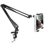 XWJ005 Staffa per morsetto da tavolo regolabile Supporto per telefono tablet ruotabile a 360 gradi