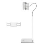 SSKY L6 Comodino Divano Live Landing Telefono Tablet Staffa per Computer, Stile: Base Versione Pesante (Bianco)
