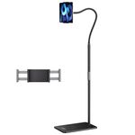 SSKY L6 Comodino Divano Live Landing Phone Tablet Staffa per Computer, Stile: Base Versione Telescopica Pesante (Nero)