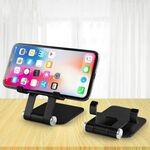 MT510 Stand pieghevole in metallo universale per telefono cellulare e tablet (nero misterioso)