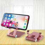 MT510 Stand pieghevole in metallo universale per cellulare e tablet (oro rosa)