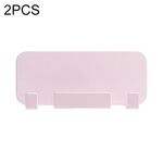 Supporto di ricarica del telefono mobile a parete senza punzoni da 2 pezzi (rosa)