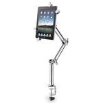 TB-03 in lega di alluminio Tablet PC Stand Pigre Lazy Bedside Desktop Pieghevole fotocamera Microfono Microfono (Argento)