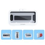 Bagno OATSBASF Bagno impermeabile Cassa del telefono Doccia Box Phone Box Parete Supporto del telefono (bianco)