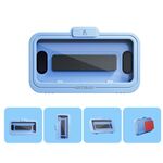 Bagno OATSBASF Bagno impermeabile Case Telefono Doccia Box Phone Scatola telefonica Phone Supporto per telefono (blu)