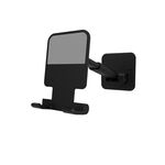 2 PCS T11 PASTA PASSA PASSAGGIO MOBILE Bracket Pieghevole Ascensore Pieghevole Bagno Staffa da parete da cucina (nero)