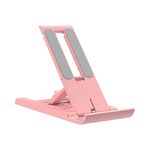 2 PCS K30 Regolazione a più velocità Desktop Follet di telefonia mobile Folcing Folding Stackt (Pink)