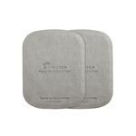 SUMITAP STHP-C40 Accessori per supporto magnetico per telefono per auto con foglio magnetico quadrato in pelle (grigio)