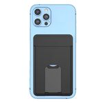 CY133H Portacellulare magnetico in silicone con funzione portacarte (nero)