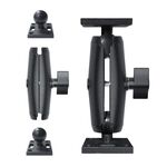 Staffa per macchine agricole in lega di alluminio per tablet PC con supporto per monitor KZ06J, stile: quadrato centrale + collegamento + quadrato centrale