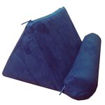 Staffa per tablet per telefono a cuscino Staffa per tablet per cuscino per auto Staffa pigra (blu reale)