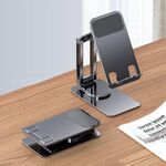 Supporto da tavolo per tablet portatile per telefono cellulare, colore: grigio K5