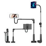 WS-21009 Supporto per telefono pigro a sbalzo Supporto da tavolo per tablet (nero)