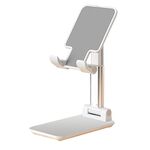 Staffa per tablet pieghevole dal vivo per telefono desktop SSKY X5, stile: versione standard (bianco)