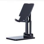SSKY X5 Staffa per tablet pieghevole dal vivo per telefono desktop, stile: versione per telefono a doppia asta (nero)