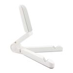54356 Supporto per telefono triangolare pieghevole universale da tavolo multifunzionale (bianco)