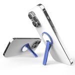 Staffa per telefono cellulare in lega di alluminio Staffa per specchio lecca-lecca rotante ultrasottile(blu)
