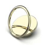 Staffa interamente in metallo Fibbia ad anello magnetico rotante a 360 gradi per telefono (oro)