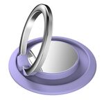 Supporto per telefono cellulare con fibbia ad anello in metallo magnetico da 5 pezzi (chiodo di garofano viola)