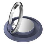 Supporto per telefono cellulare con fibbia ad anello in metallo magnetico da 5 pezzi (grigio lavanda)