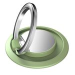 Supporto per telefono cellulare con fibbia ad anello in metallo magnetico da 5 pezzi (verde Matcha)