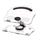 KF-Z11 Supporto per telefono cellulare per tablet PC in acrilico Telaio di supporto per telefono antiscivolo pieghevole pieghevole da tavolo (nero)