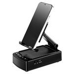 Staffa telescopica per telefono cellulare desktop multifunzionale 3 in 1 Audio Bluetooth (nero)