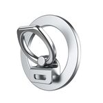 DELIDIGI DD02 Supporto di espansione magnetico per telefono cellulare MagSafe in lega di zinco per iPhone serie 12/13/14/15 (Argento)