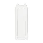 ZJ001 Mini supporto invisibile pieghevole per telefono / tablet montato sul retro (bianco)