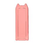 ZJ001 Mini supporto invisibile pieghevole per telefono/tablet montato sul retro (rosa)