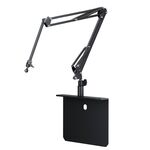 Base di supporto multifunzionale nascosta per telefono pigro e tablet universale, modello: base T31 + cantilever N2L esteso