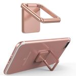 Supporto magnetico per cellulare con fibbia ad anello quadrato girevole a 360 gradi (consegna colore casuale)