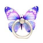 Supporto per telefono cellulare con anello multifunzionale a forma di farfalla simpatico cartone animato Supporto per anello universale girevole a 360 gradi, Stile: No. 05