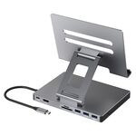 Staffa per docking station Type-C pieghevole multifunzionale per tablet Blueendless 4K/60Hz, specifiche: 8-in-1