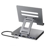 Staffa per docking station di tipo C pieghevole multifunzionale per tablet Blueendless 4K/60Hz, specifiche: 9-in-1