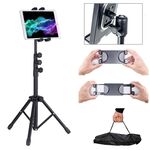 Supporto regolabile per tablet, treppiede retrattile per telefono cellulare, modello: 306 (con borsa in tessuto)