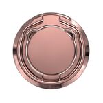 Supporto universale per cellulare pieghevole con anello da dito, rotazione a 360°, supporto per telefono da tavolo (oro rosa)