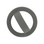 Per iPhone/Huawei/Xiaomi Supporto per telefono in silicone liquido Magsafe Supporto per anello da dito, colore: grigio