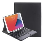 YA11B-A 2021 Struttura agnello staccabile Texture rotonda Tastiera Bluetooth Custodia in pelle Bluetooth con touch Control & Pen Slot & Stand per iPad Pro 11 (2021) (nero)