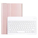 Per Lenovo Pad Plus 11 pollici TB-J607F / TAB P11 11 pollice TB-J606F / PAD 11 pollici YAM12 LAMPSKIN Struttura rimovibile TOROR TOURYCAP Custodia in pelle Bluetooth con supporto (oro rosa)